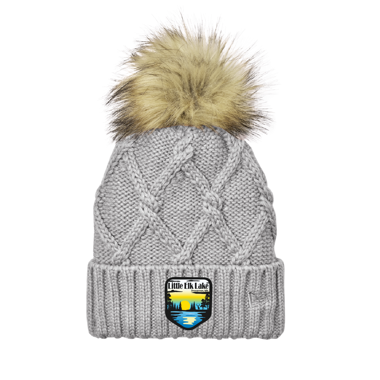 Faux Fur Pom Beanie