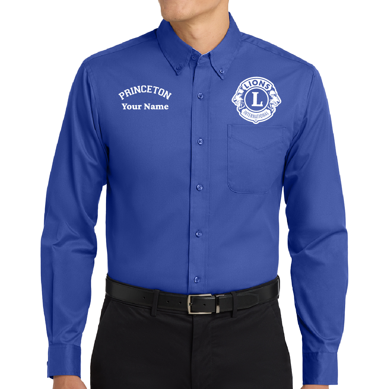 Mens/Unisex Long-Sleeve Button-Down - Image 4