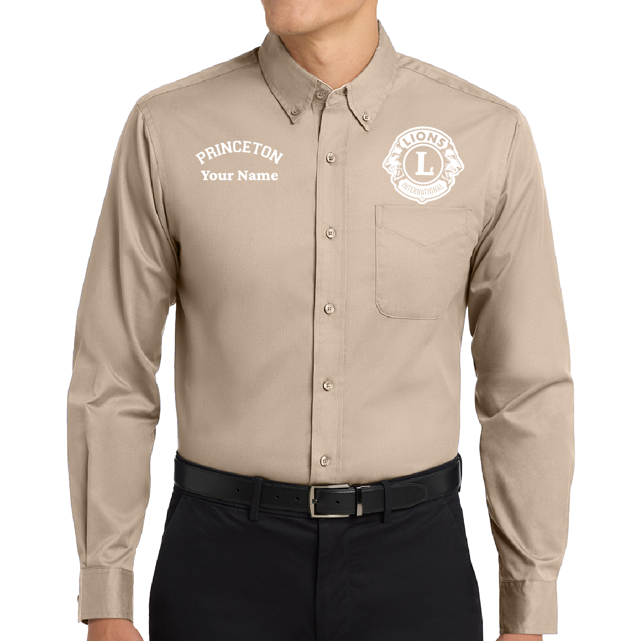 Mens/Unisex Long-Sleeve Button-Down - Image 5