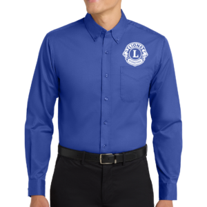 Mens/Unisex Long-Sleeve Button-Down